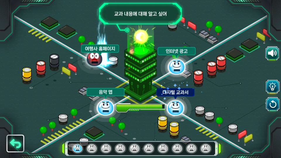 NIA 중등 장애우 디지털윤리 교육 게임 포트폴리오 대표 이미지